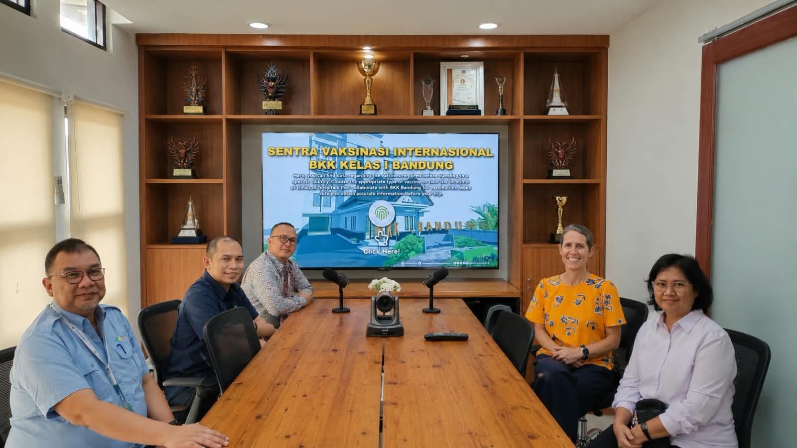 CDC Amerika Serikat Kunjungi BKK Kelas I Bandung