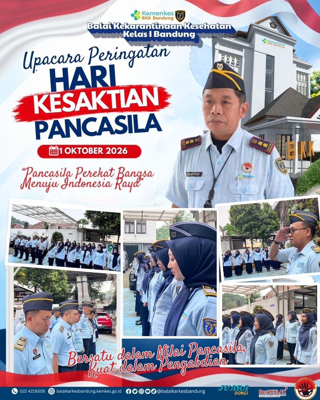 PERINGATAN HARI KESAKTIAN PANCASILA 2026 DI BKK KELAS I BANDUNG