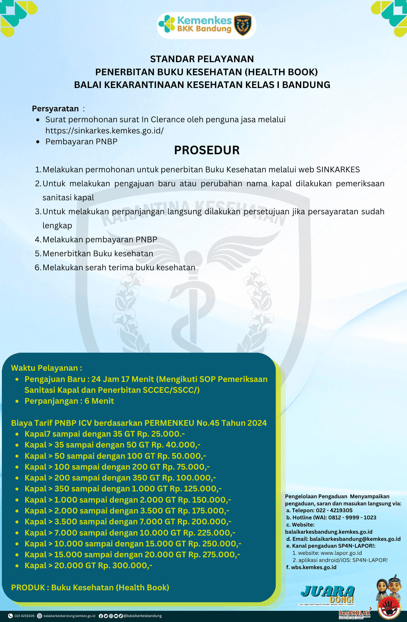 STANDAR PELAYANAN PENERBITAN BUKU KESEHATAN (HEALTH BOOK)